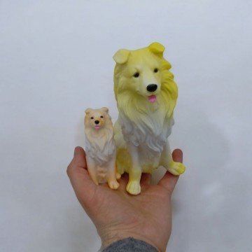 Фото2.Песик-пискавка гумові, великий і малий