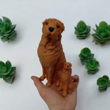 Фото2.Песик-пискавка гумові, великий і малий