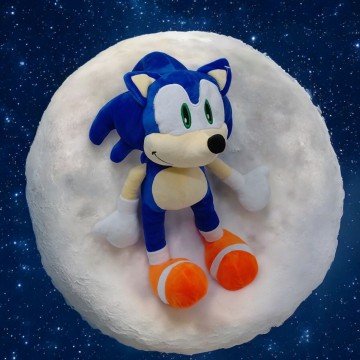 Фото1.М'яка іграшка Сонік 45 см