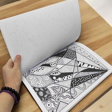 Фото1.Книга-розмальовка антистрес 4в1 (Вид 1)