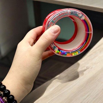 Фото1.Пружинка-Веселка, брязкальце, 8,5 см (мікс видів)