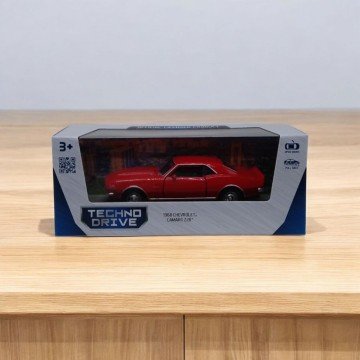 Фото1.Машина металева - CHEVROLET CAMARO Z28 1968 (червоний)