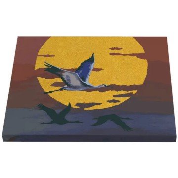 Фото1.Картина по номерах з фарбами металік 