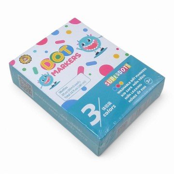 Фото2.Крапкові маркери, 3 кольори по 60 мл, в коробці