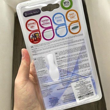 Фото2.Набір дитячий (гребінець та щітка з натурального ворсу)