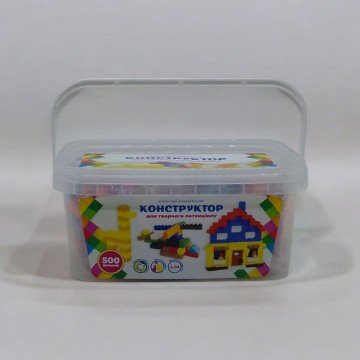 Фото1.Конструктор універсальний, 500 деталей