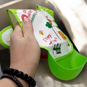 Фото1.Слинявчик з кишенькою, жовтий