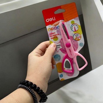 Фото1.Ножицi канцелярські, з зубчиками (блакитні)