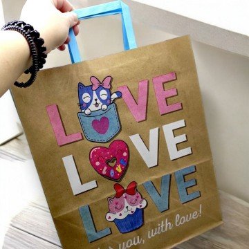 Фото1.Пакет паперовий КРАФТ 