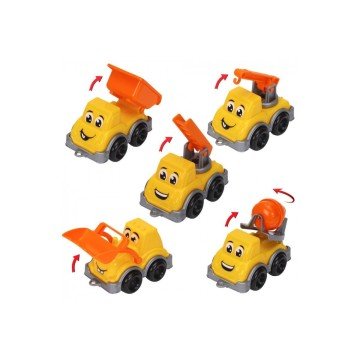 Фото7.Набір пластикових машинок 