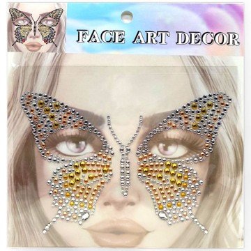 Фото1.Декоративні наліпки для обличчя 