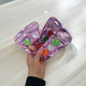 Фото1.Набір глітеру для декору (3 кольори в комплекті)