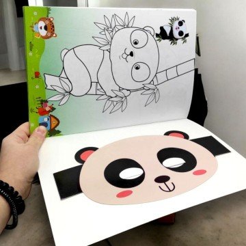 Фото1.Розмальовка з маскою 