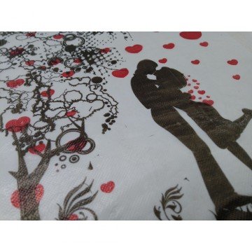 Фото1.Пакет із прорізною ручкою тип міні «Love» (20х30) 100шт