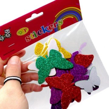 Фото1.Набір для творчості з фоамірану блискучого на клейкій основі 