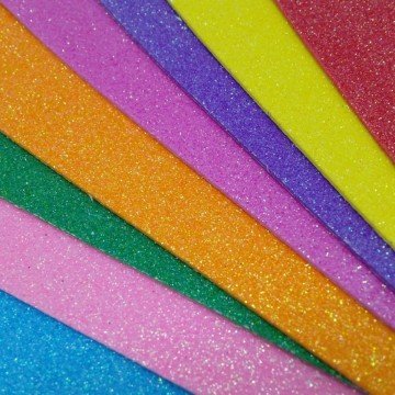 Фото1.Набір Фоаміран блискучий на клейкій основі 