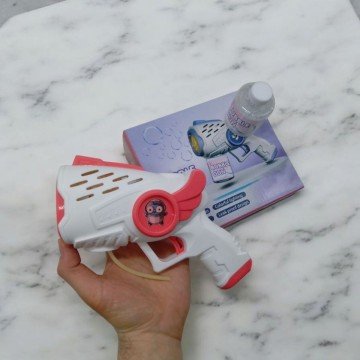 Фото1.Пістолет з мильними бульбашками, на батарейках (фіолетовий)