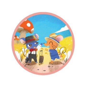 Фото2.Аудіоказка з проєктором «Міське та сільське мишеня»