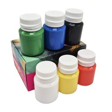 Фото2.Набір акрилових фарб, 6 кольорів по 20 мл