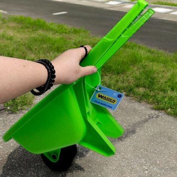 Фото1.Візок для піску дитячий, 54 см (салатовий)