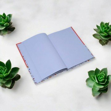 Фото1.Блокнот з білими сторінками, 80 аркушів (блакитний)