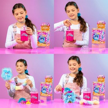 Фото1.Мʼяка іграшка-сюрприз Cotton Candykins W2 – Пухнастий улюбленець (салатовий)