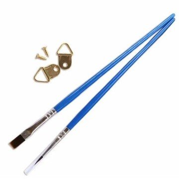 Фото1.Картина за номерами з фарбами металік 