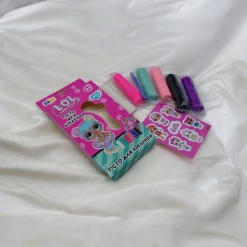 Фото1.Набір для ліплення з тістом Lovin L.O.L. Surprise!, 6 кольорів