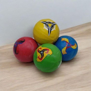 Фото1.Мʼяч футбольний, гумовий №4 (зелений)