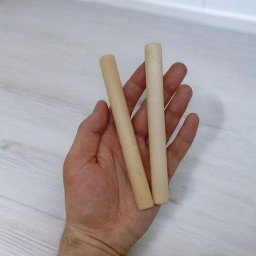 Фото1.Пара дерев’яних Клавес (claves) (14,5 х 1,5 см)