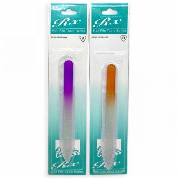 Фото2.Пилочка манікюрна, скляна, 12 см (мікс кольорів)