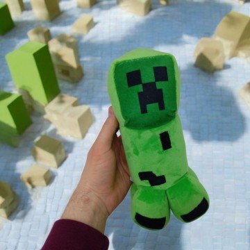 Фото1.Мʼяка іграшка Майнкрафт/minecraft - Кріпер 23 см Копиця (262548)