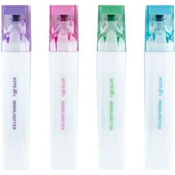 Фото1.Маркер Highlighter, Kite Creative Pastel Colors, набір 4-х Kite (262776)