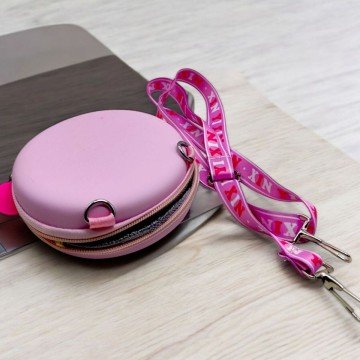 Фото1.Сумочка кругла “Герой” 13 см (поні, рожевий)