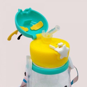 Фото2.Поїлка-непроливайка пляшечка (пластик) 550 мл (блакитний)