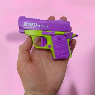 Фото1.Пістолет іграшковий, 12 см, мікс, 1 штука