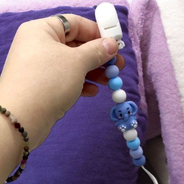 Фото1.Силіконовий ланцюжок для пустушки 