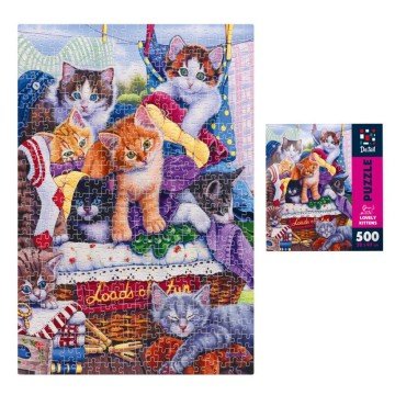 Фото1.Пазли De.tail. Милі кошенята. 500 деталей