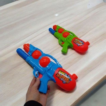 Фото1.Водний пістолет, помповий механізм, (30 см) синій