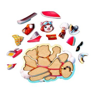 Фото1.Контурний пазл 