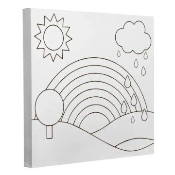 Фото1.Набір для творчості: Розвиваюча розмальовка з гіпсовими фігурками 