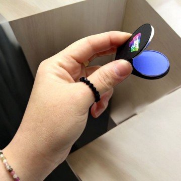 Фото1.Фарба суха (крейда) для волосся, теракотовий