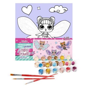 Фото1.Картина за номерами з фарбами металік 