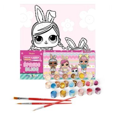 Фото1.Картина за номерами з фарбами металік 