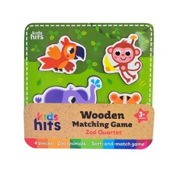 Фото2.Іграшка деревʼяна Рамка-вкладиші Зоопарк 15 х 15 см