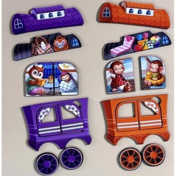 Фото1.Деревʼяний пазл-вкладиш 