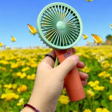 Фото1.Ручний вентилятор, 19 см (мікс видів)