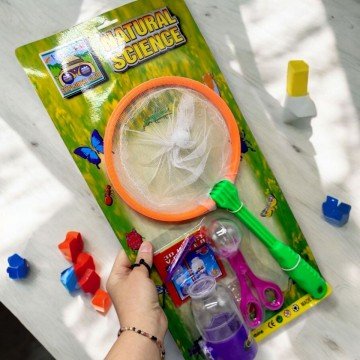 Фото1.Сачок для метеликів з набором (довжина сачка - 41 см)