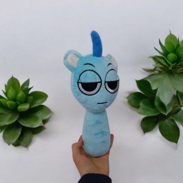 Фото1.Іграшка м'яка Спрункі/Sprunki 27 см (блакитна)