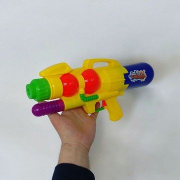 Фото1.Водний пістолет з накачкою, 37 см (жовтий)